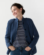 Load image into Gallery viewer, Marguerite Jacket in Airforce Blue Knit

