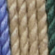 1 1/8" Polo Belt in Green/Lavender/Khaki Chocolate Brown Leather