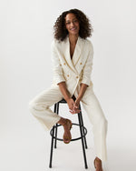 Load image into Gallery viewer, Billie Pant in Ivory Stretch Linen Twill
