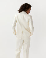 Load image into Gallery viewer, Concetta Jacket in Ivory Stretch Linen Twill
