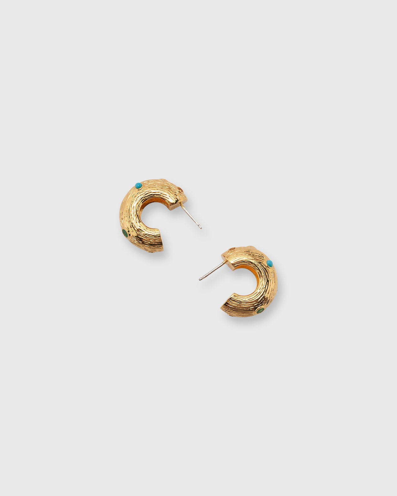 Kahlo Hoop Earrings in Gold