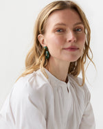 Load image into Gallery viewer, Dorothy Earrings in Green Jade
