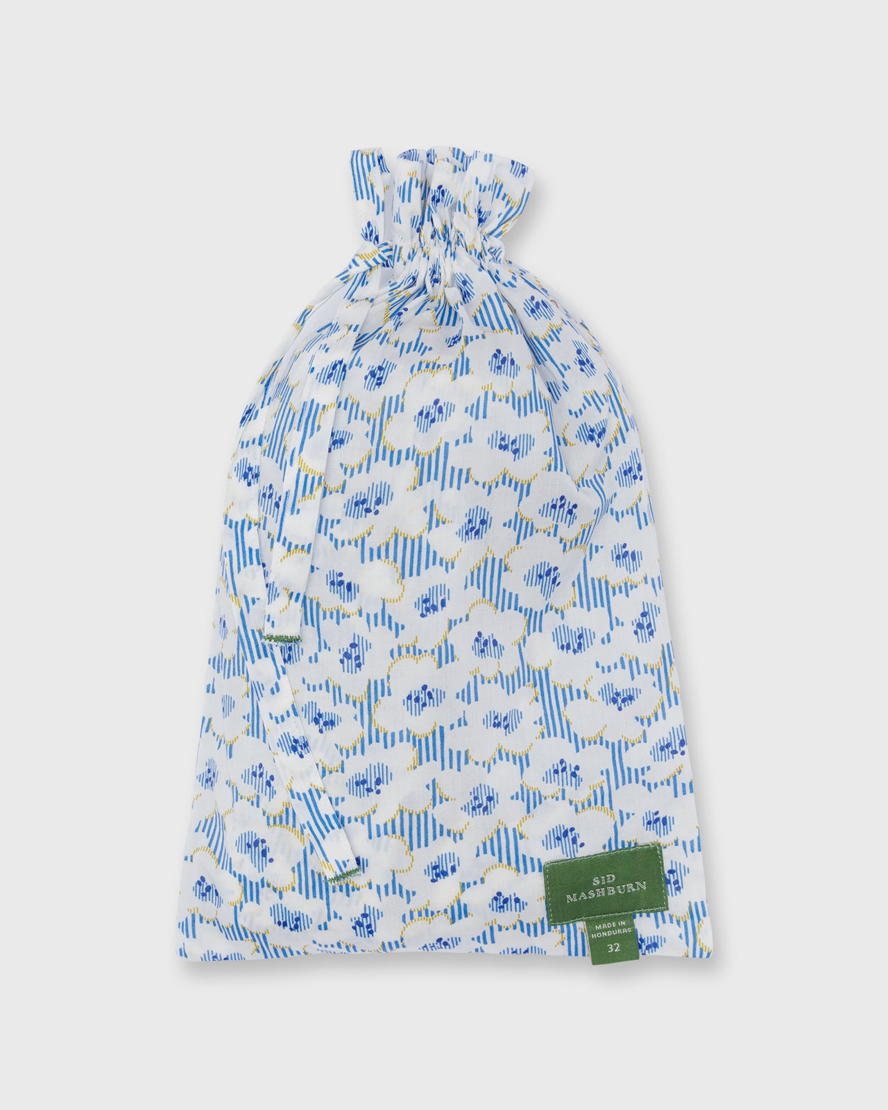 Button-Front Boxer Short in Blue Deck Chair Daze Liberty Fabric