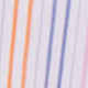 Button-Front Boxer Short in Navy/Orange/Pink Stripe Poplin