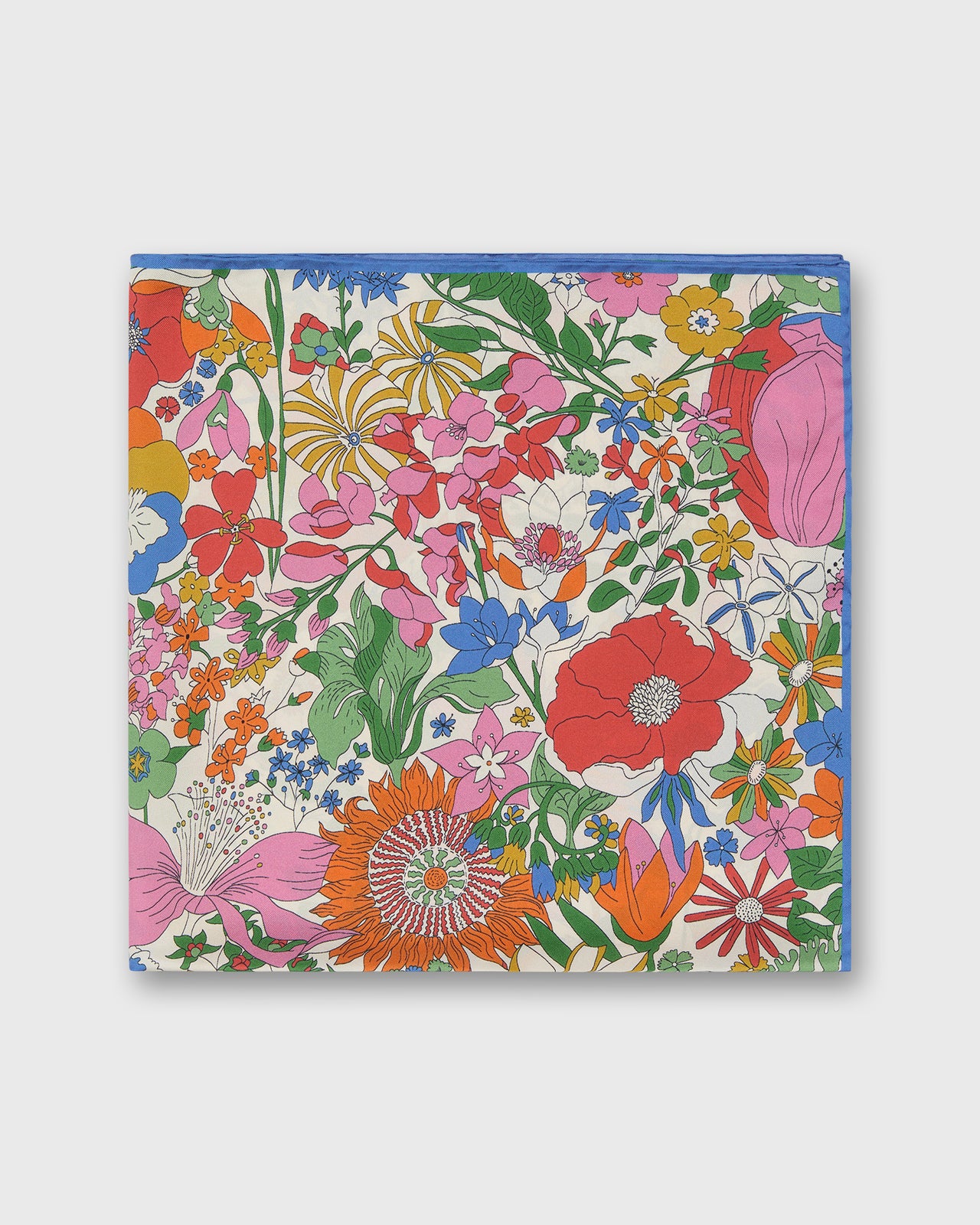 Medium Hand-Rolled Silk Scarf in Sixty Liberty Fabric