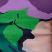 Large Hand-Rolled Scarf in Multi Marina's Tea Garden Liberty Fabric Silk Twill