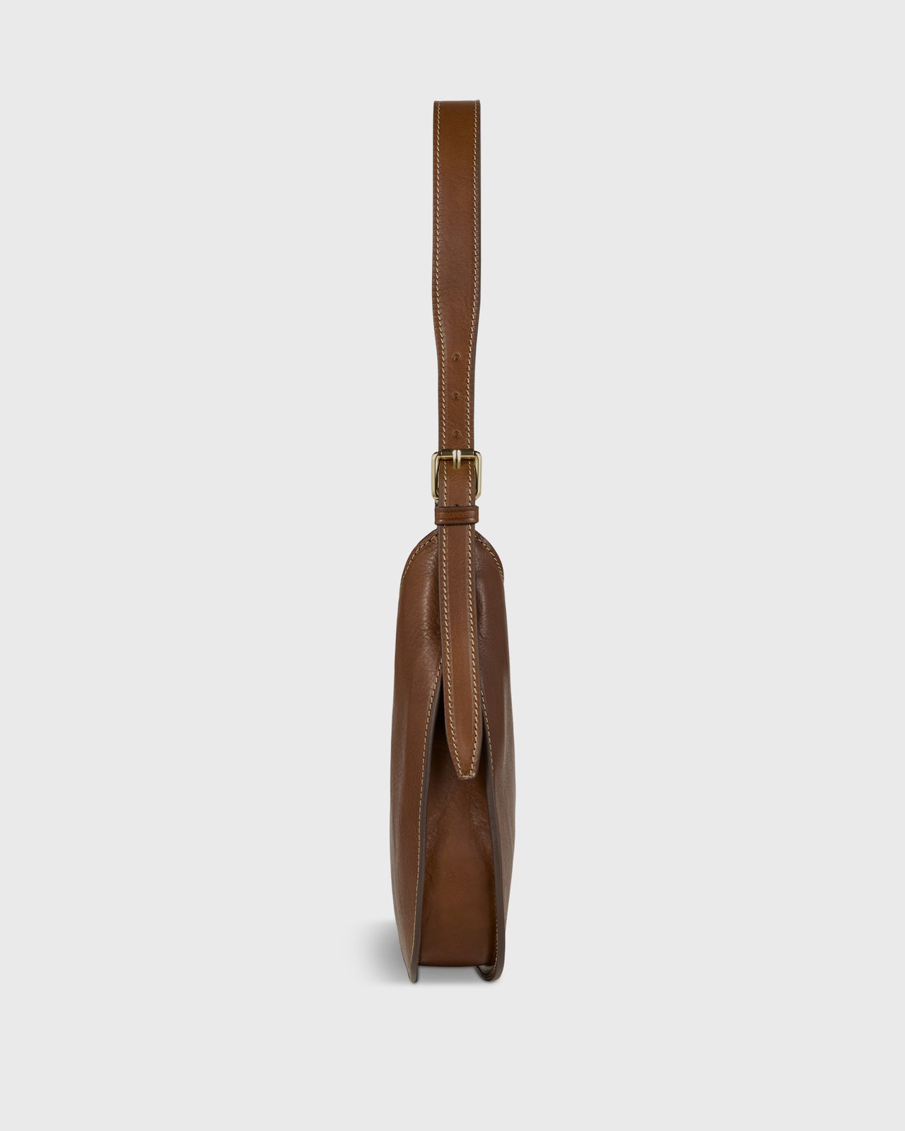 Brooke Hobo Bag in Brown Leather