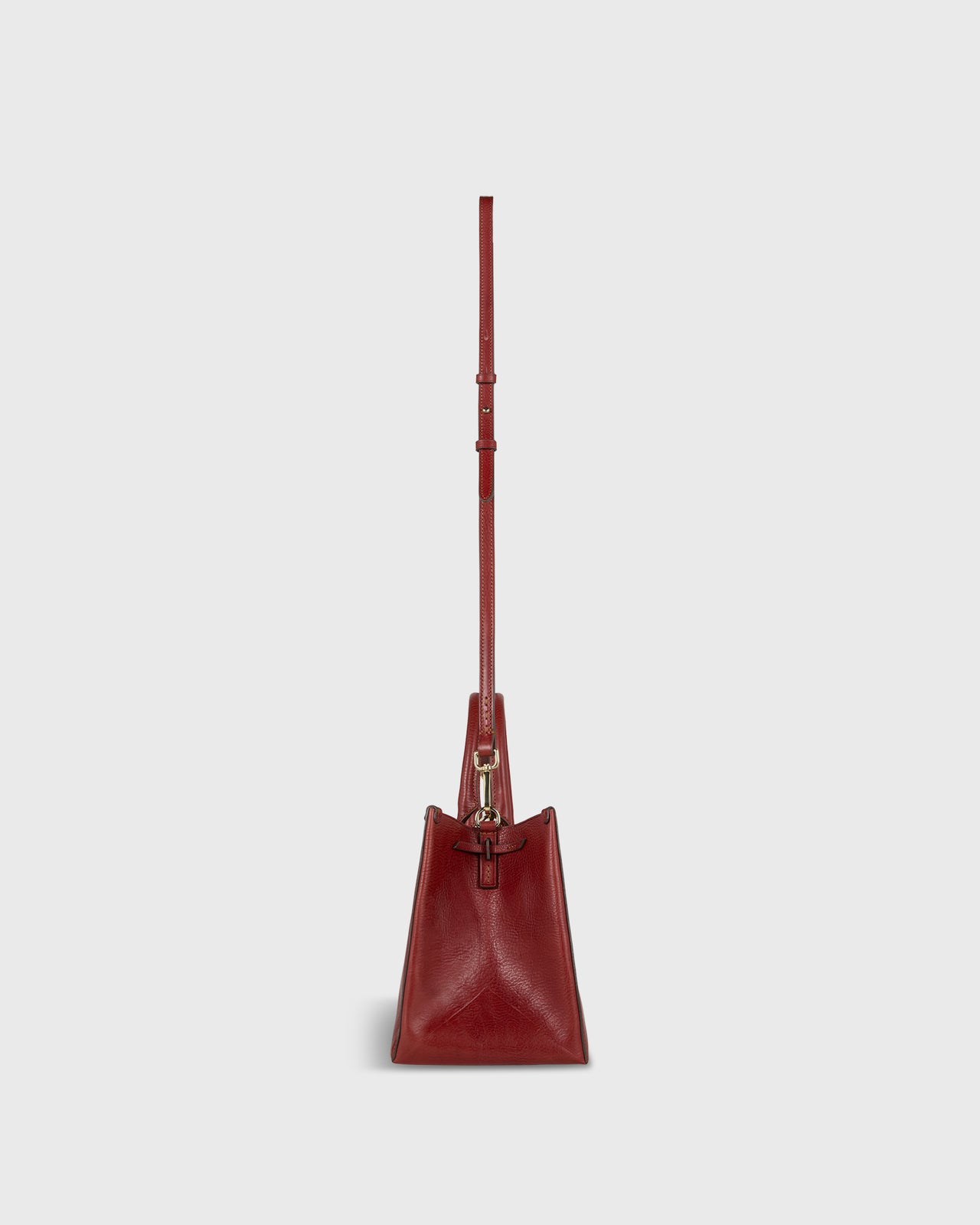 Olivia Handbag in Red Leather