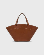 Load image into Gallery viewer, Sylvie Basket Tote in English Tan Leather
