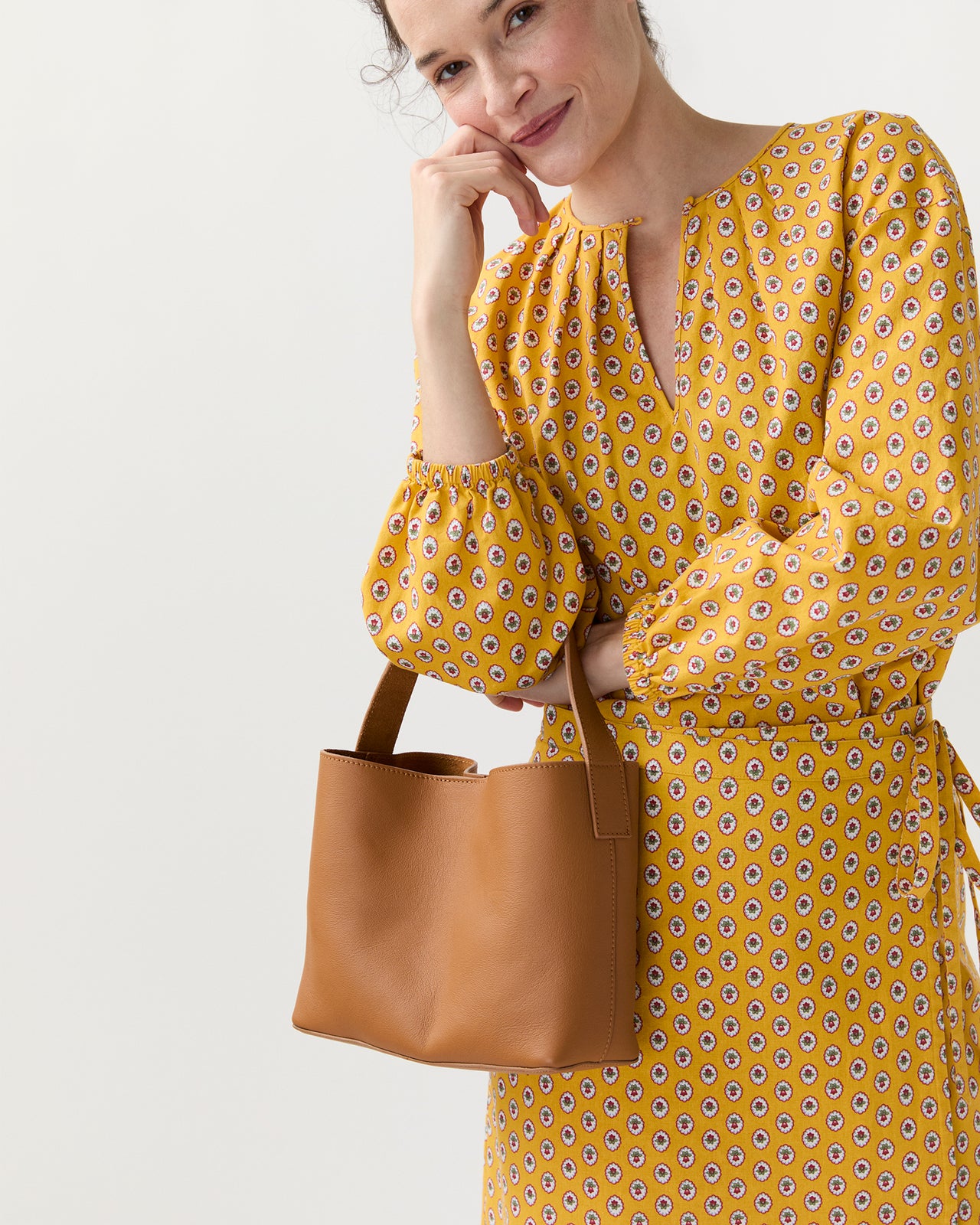 Louise Bag in Tan Leather