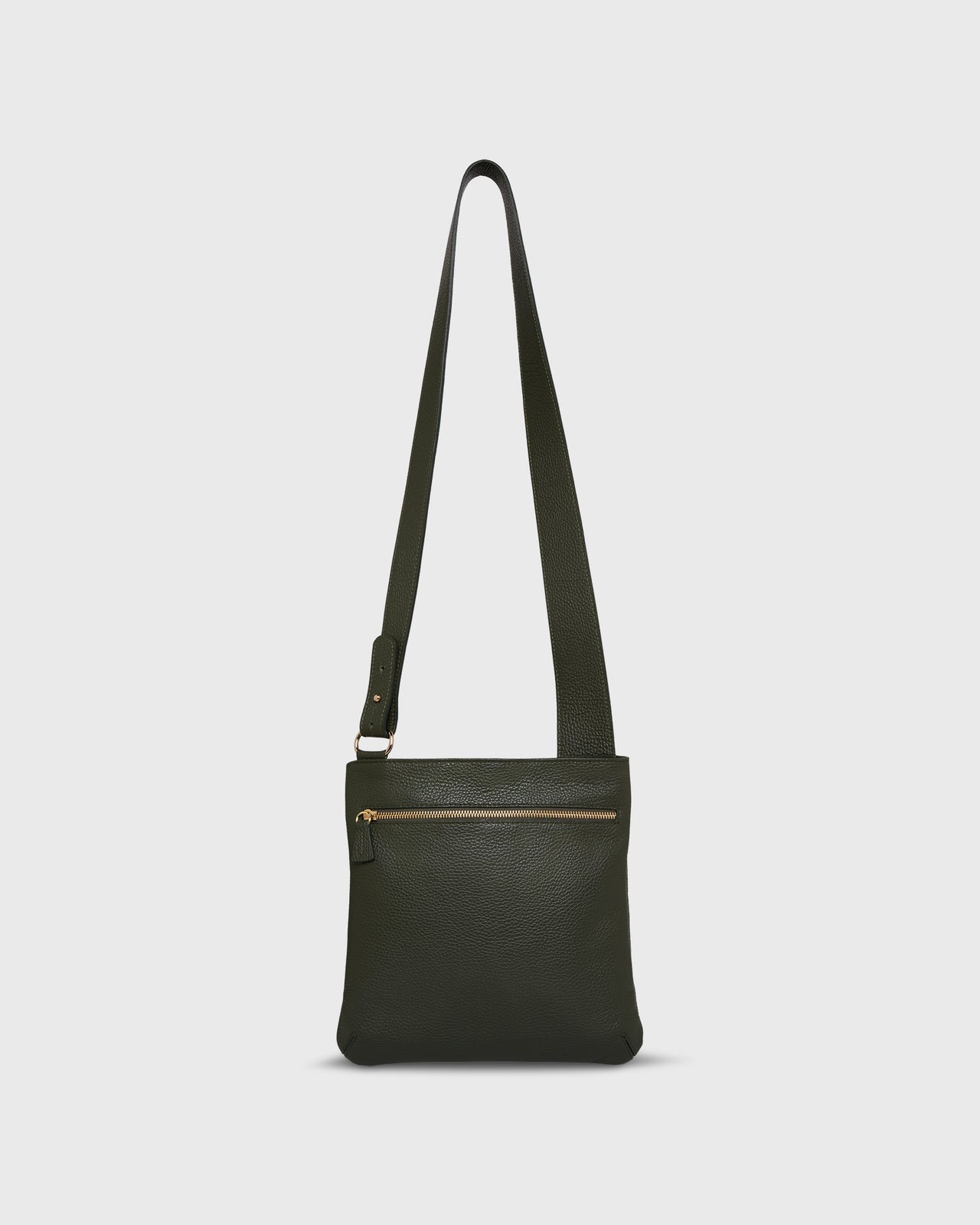 Florence Crossbody Pouch in Loden Leather