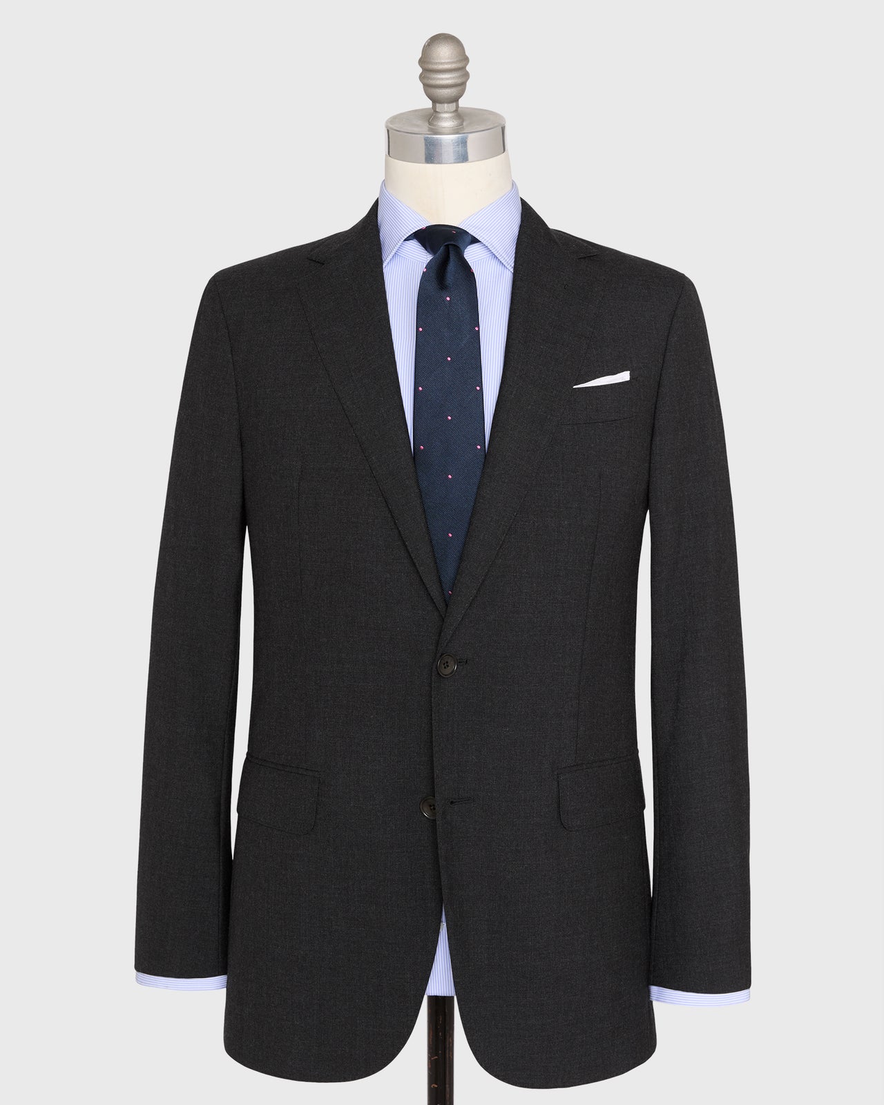 Kincaid No. 2 Suit in Charcoal Plainweave