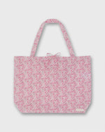Load image into Gallery viewer, Reusable Tote Bag in Pink Mitsy Valeria Liberty Fabric
