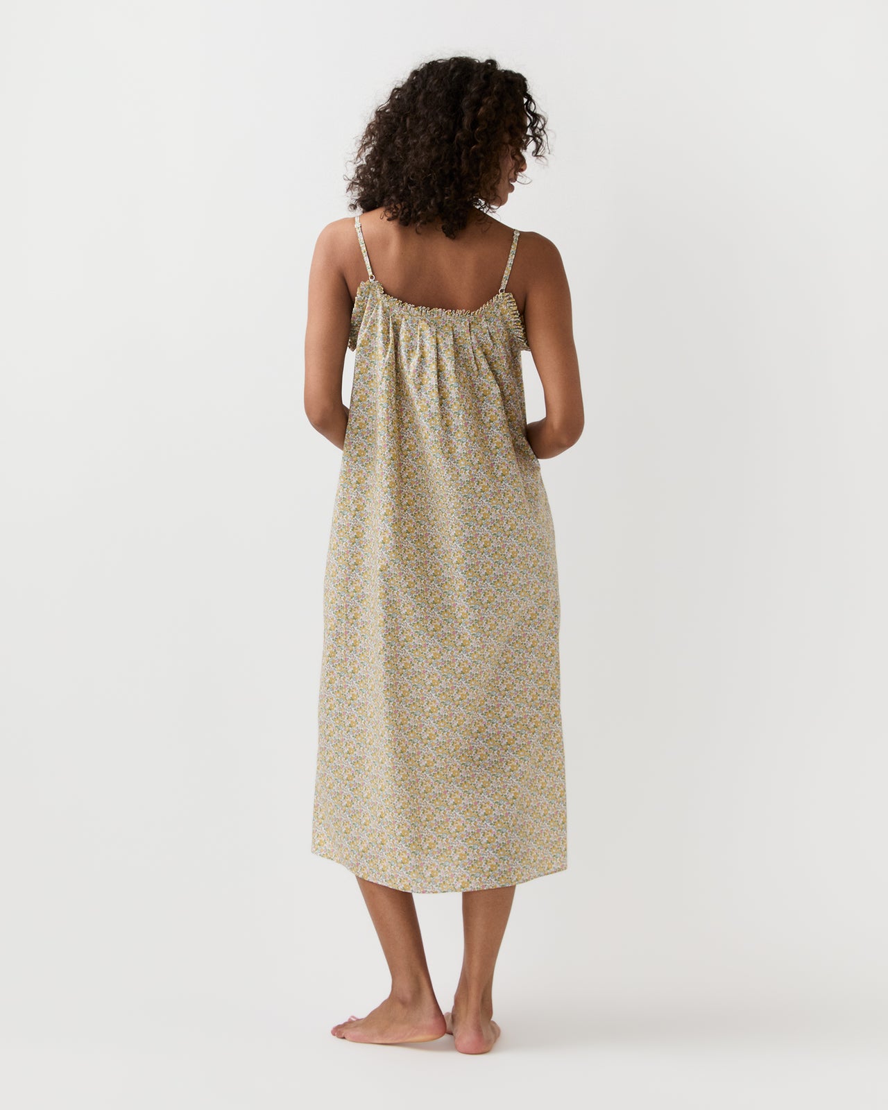 Lena Slip in Yellow/Multi Betsy Ann Liberty Fabric