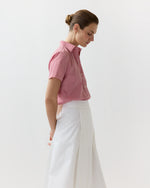 Load image into Gallery viewer, Scout Shirt in Red Mini Gingham Poplin
