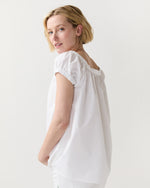 Load image into Gallery viewer, Bridget Top in White Poplin
