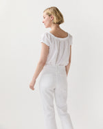 Load image into Gallery viewer, Bridget Top in White Poplin
