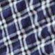 Sienna Top in Navy/Ivory Check Crinkle Cotton