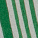 Lise Maxi Dress in Green/Blue/White Mixed Awning Stripe Poplin