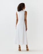 Load image into Gallery viewer, Lise Maxi Dress in White Linen
