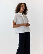 Load image into Gallery viewer, Estee Top in White Poplin
