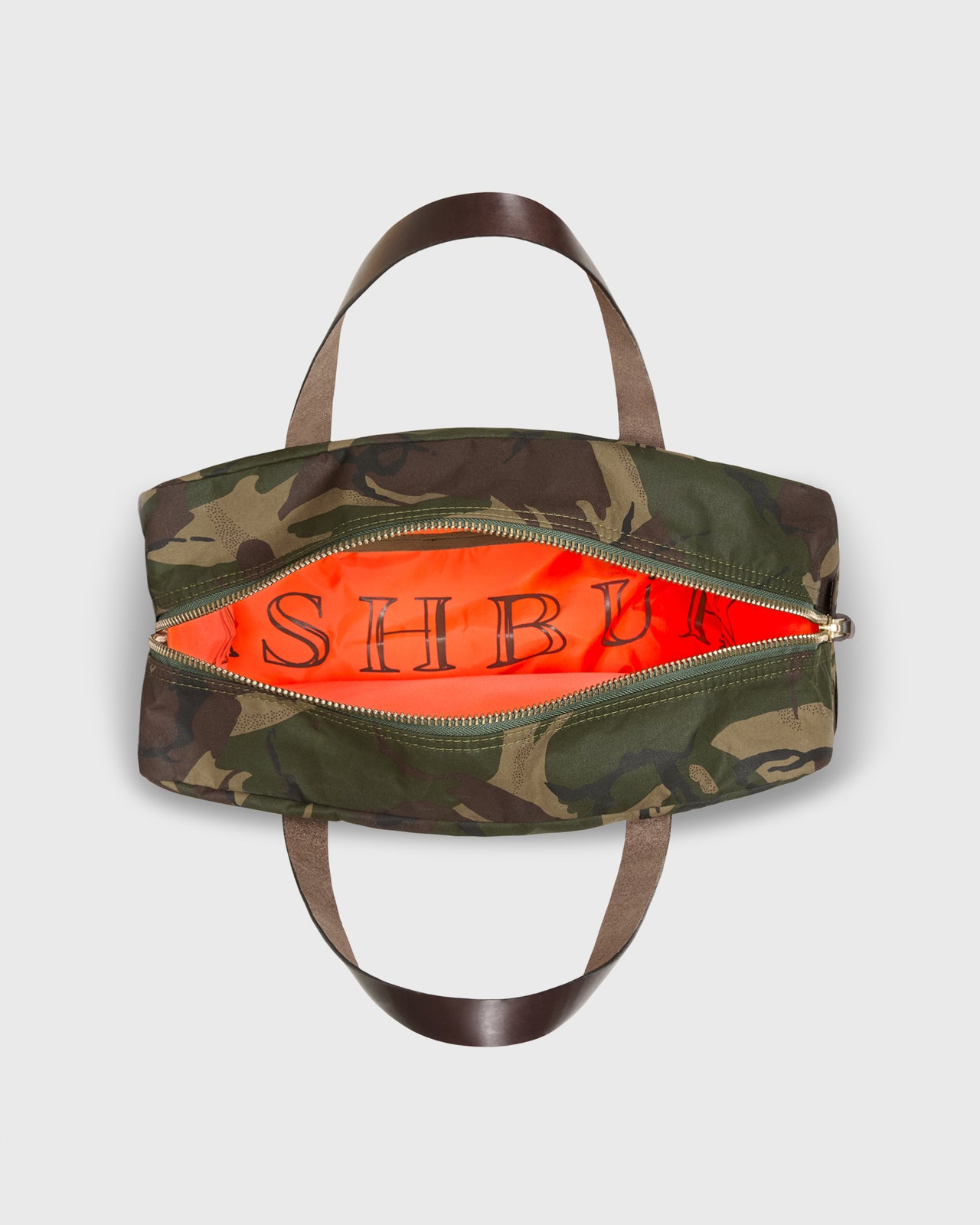 Zip-Top Tote in Camouflage