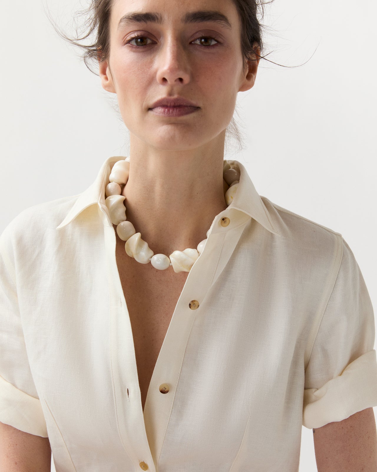 Salamanca Necklace in White