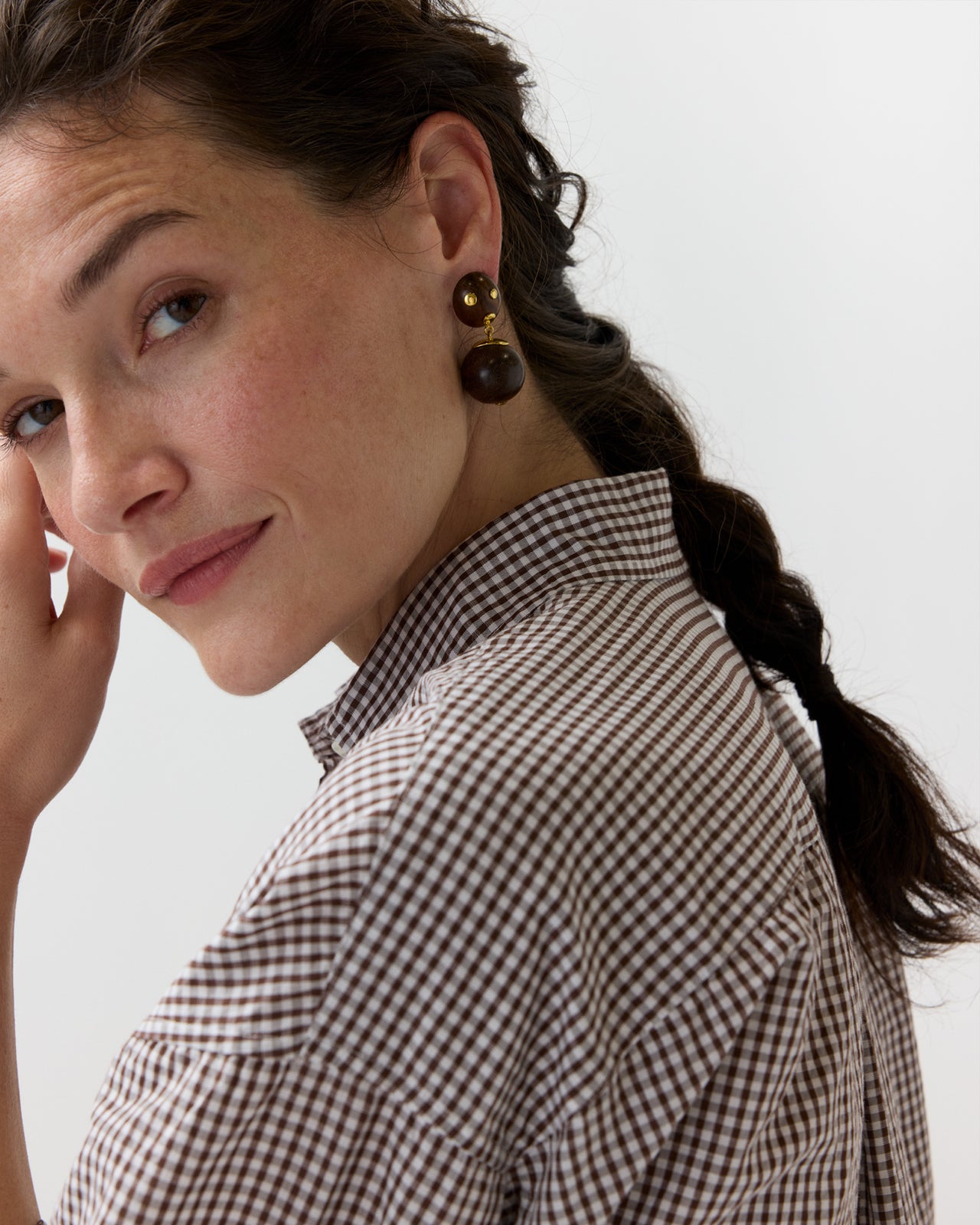 Nopales Earrings in Acacia