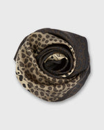 Load image into Gallery viewer, Felis Square Scarf in Grey Silk
