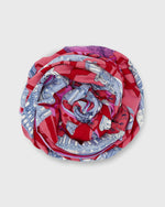 Load image into Gallery viewer, Rome Scarf in Red Cotton Silk
