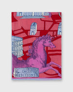 Load image into Gallery viewer, Rome Scarf in Red Cotton Silk

