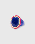 Load image into Gallery viewer, Tabarin Ring in Lapis Lazuli/Pink Bakelite

