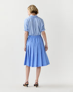 Load image into Gallery viewer, Pleated Midi Skirt in Sky Blue
