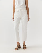 Load image into Gallery viewer, Sisli Cropped Jean in Natural White
