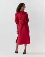 Load image into Gallery viewer, Tessa Dress in Red Poplin
