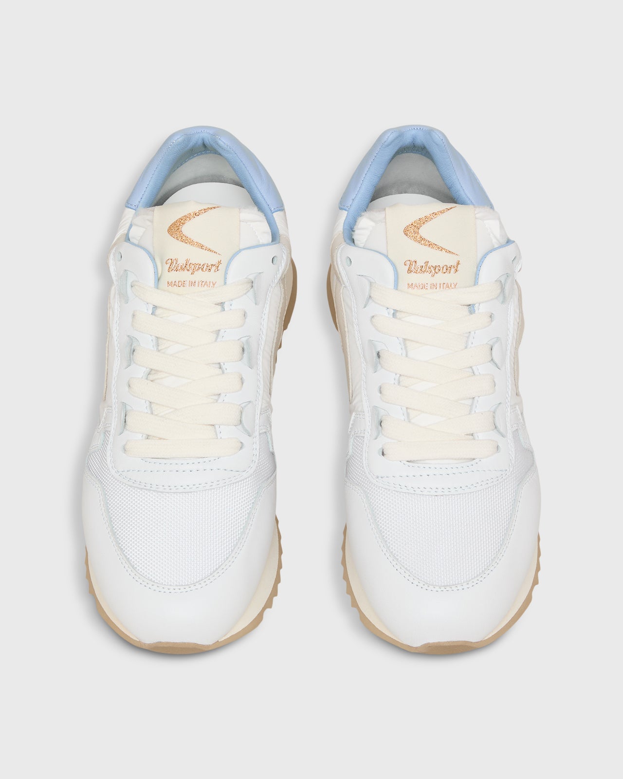 Women's Magic Run Soft Sneaker in White/Sky
