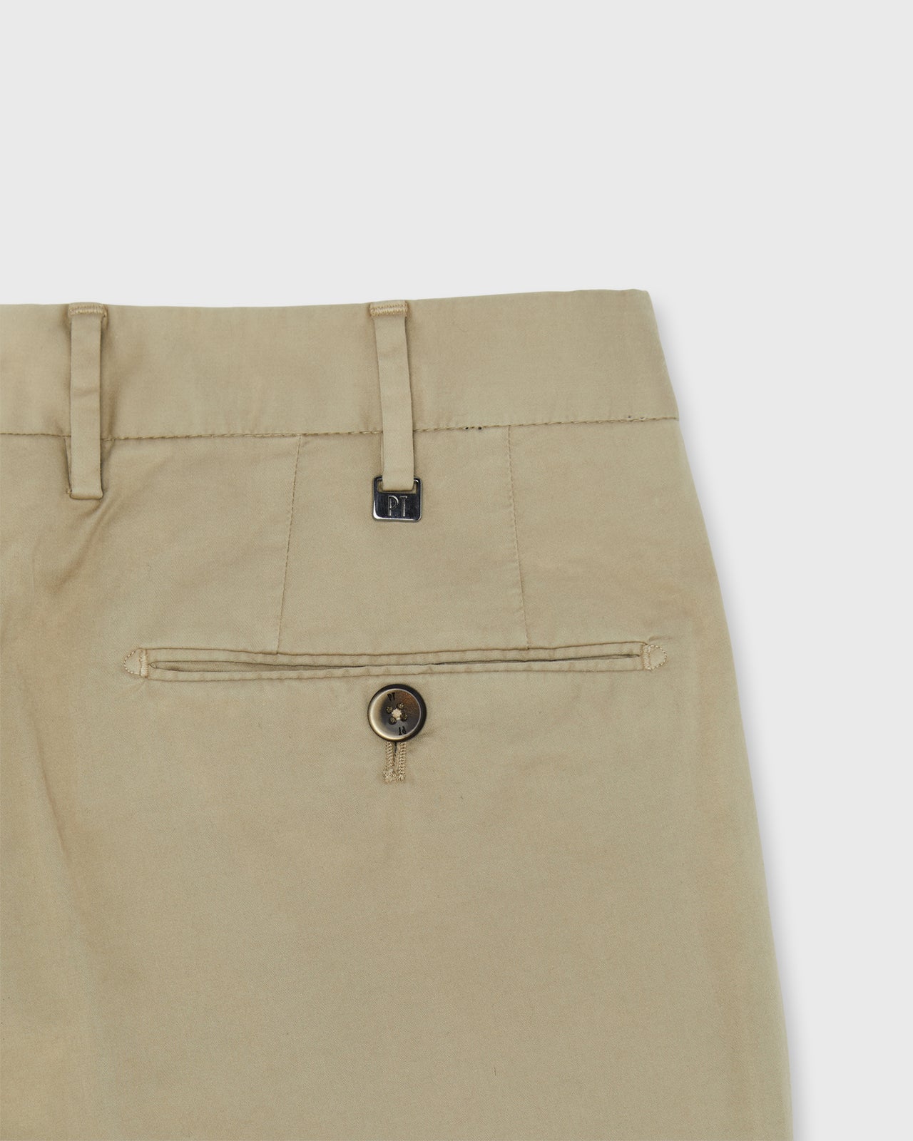 Slim Flat Front Trouser in Sand
