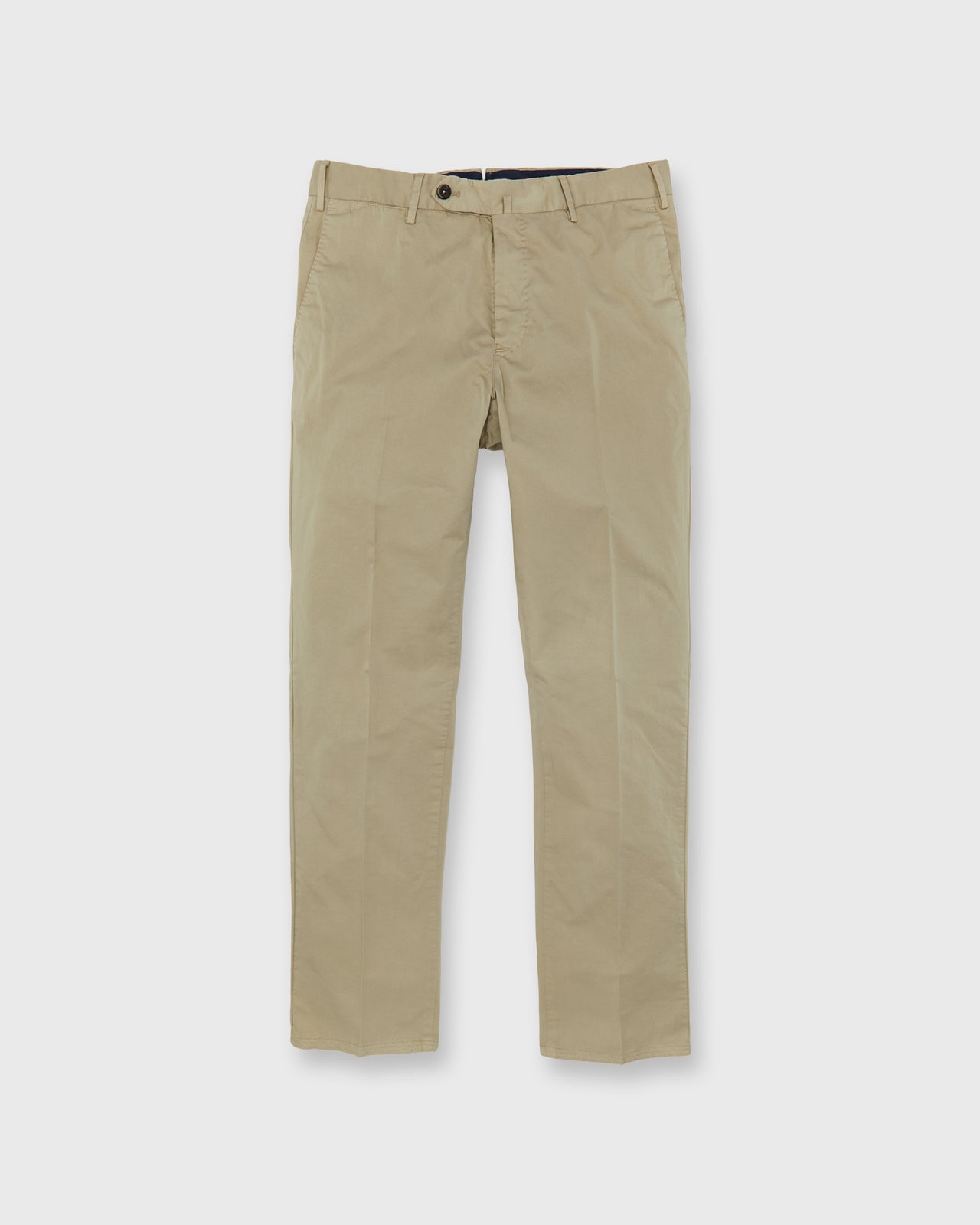 Slim Flat Front Trouser in Sand