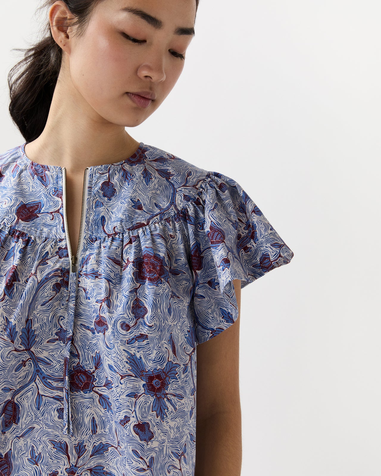 Perline Blouse in Gardenia