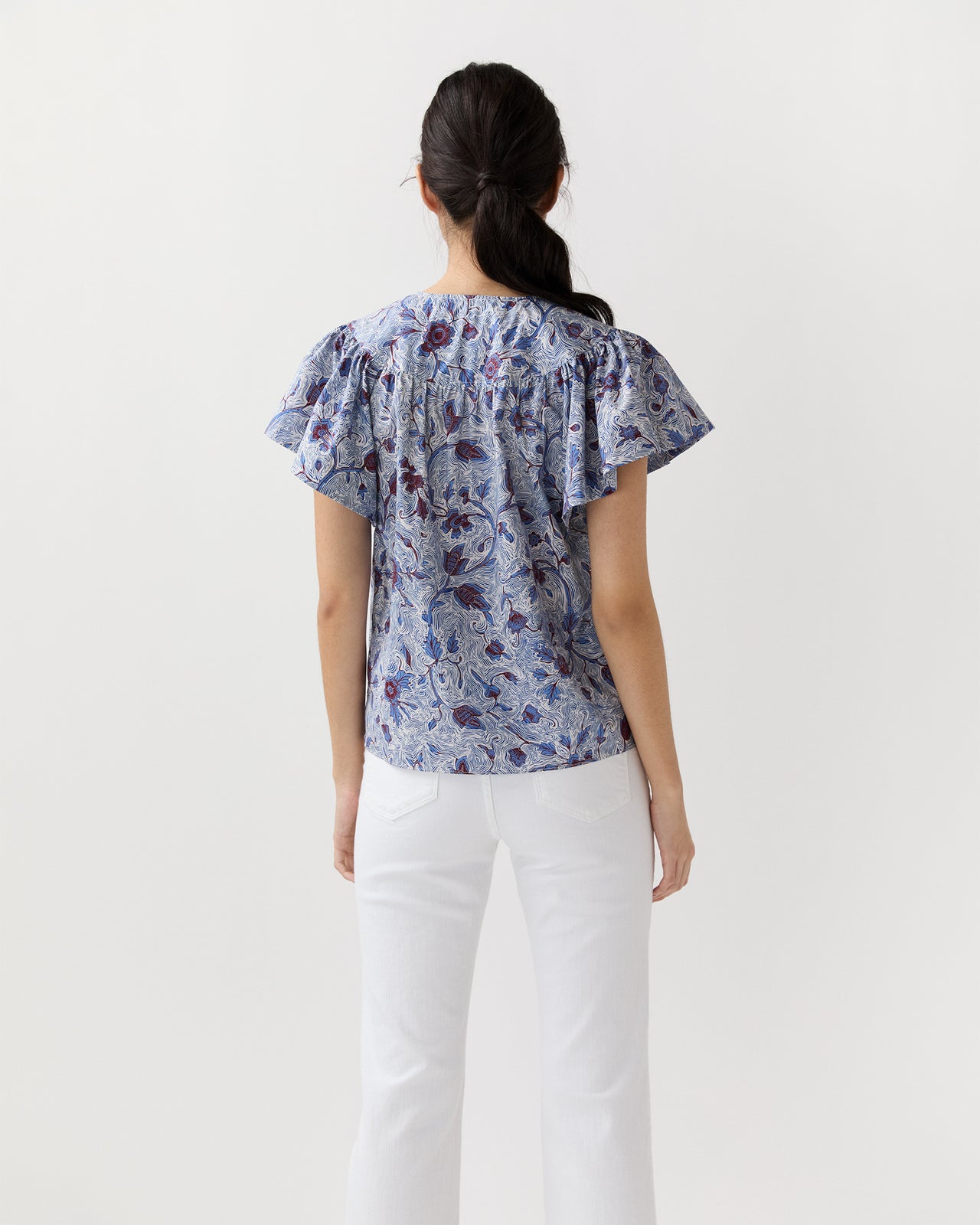 Perline Blouse in Gardenia