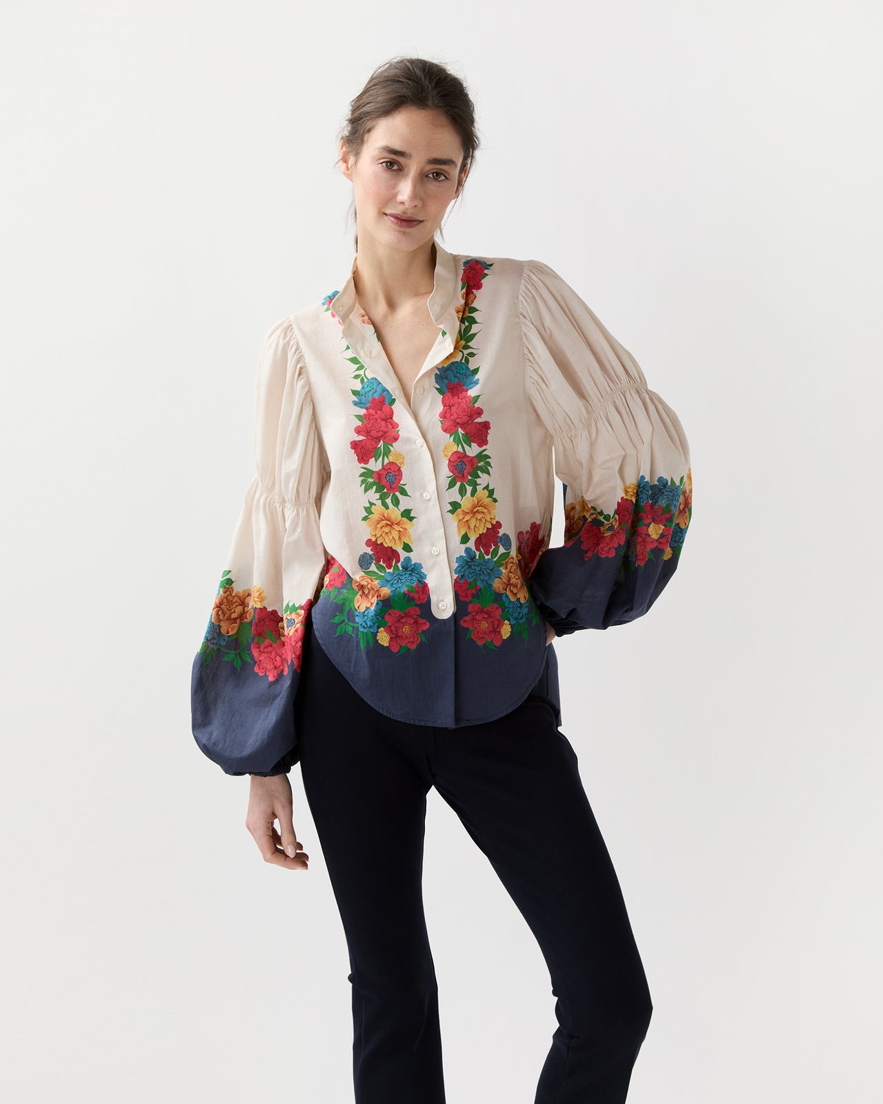 Pina Shirt in Princess Peony Placée
