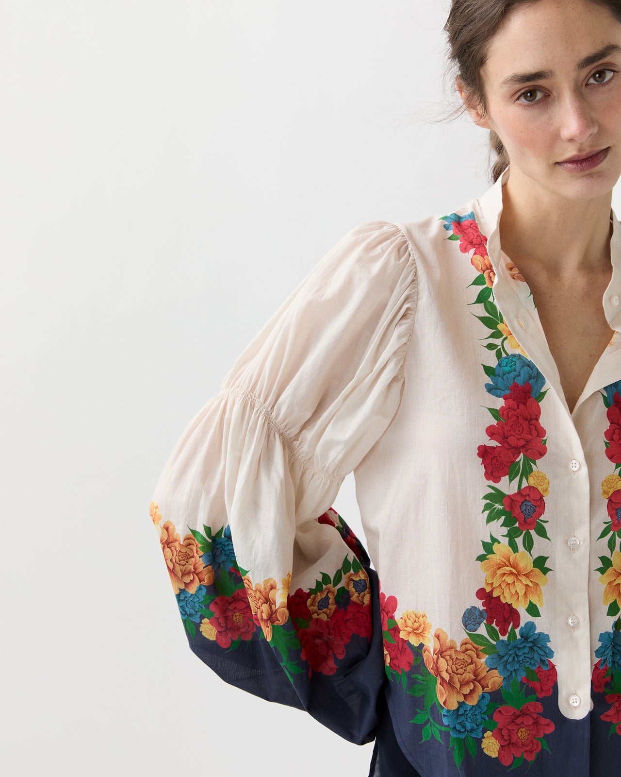 Pina Shirt in Princess Peony Placée