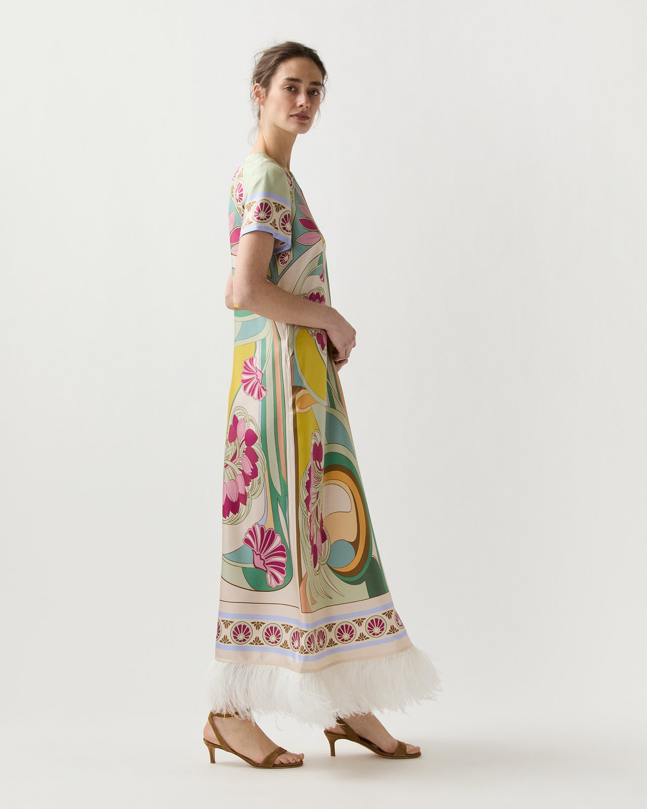 Swing Dress in Tulip Placée