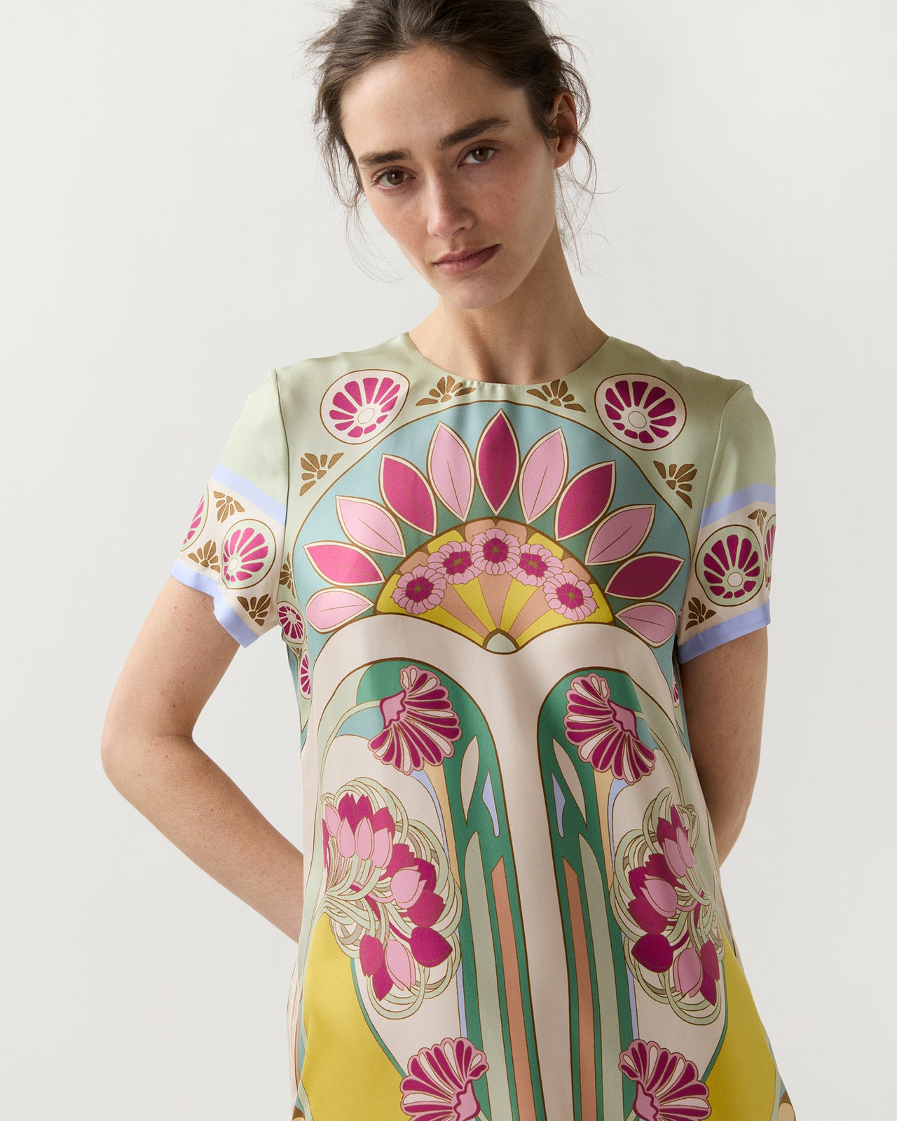 Swing Dress in Tulip Placée