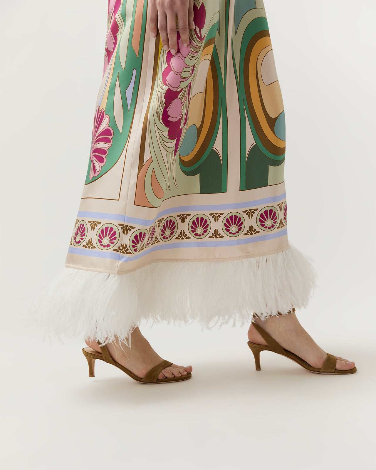 Swing Dress in Tulip Placée