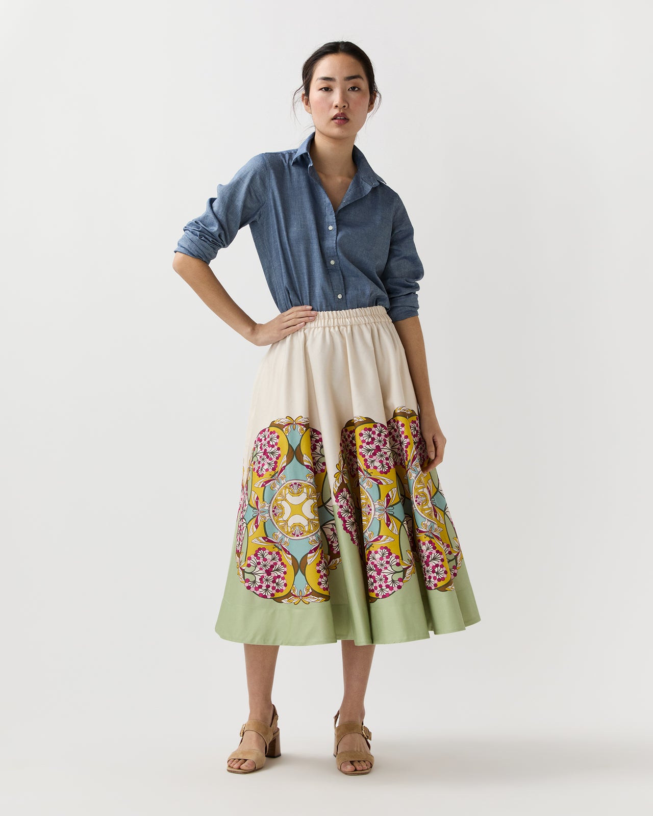 Ballerina Skirt in Florette Placée