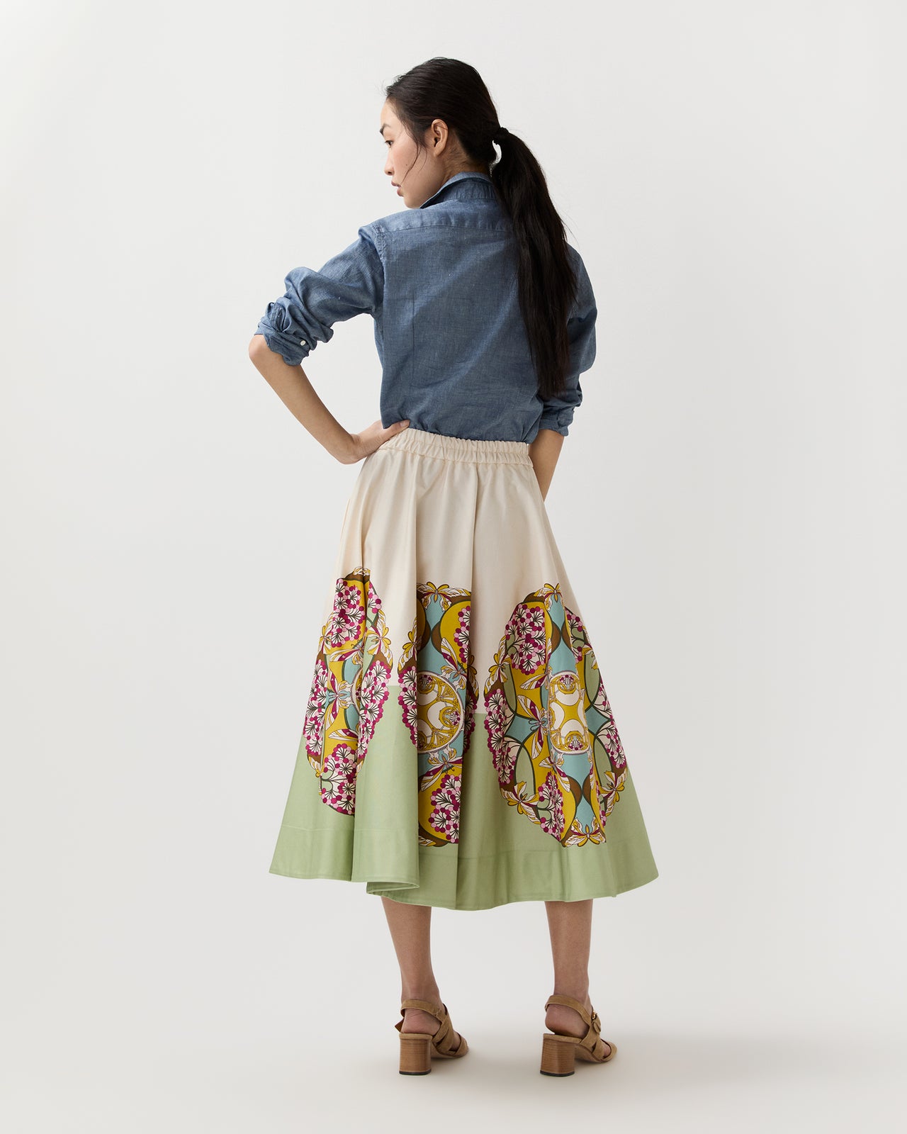 Ballerina Skirt in Florette Placée