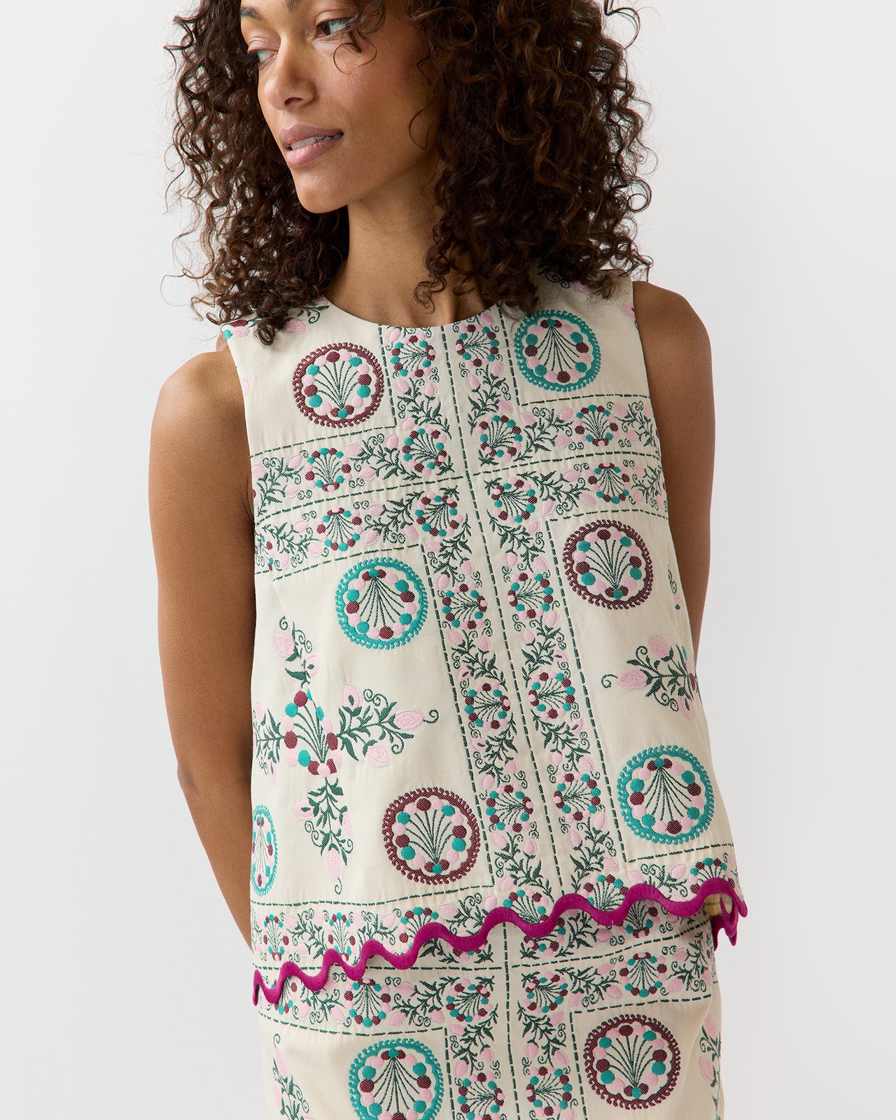 Scala Top in Florette Tiles