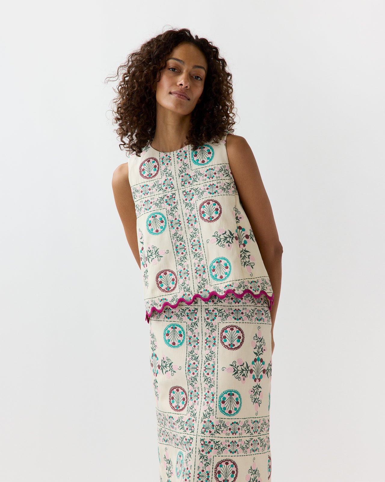 Scala Top in Florette Tiles