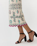 Load image into Gallery viewer, Pencil Skirt in Florette Tiles
